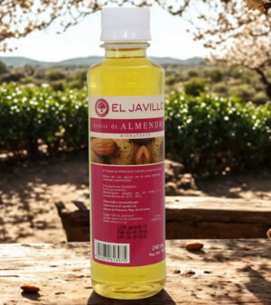 Almond Oil El Javillo 240ml – Deep Hydration & Anti-Stretch Mark Care for All Skin Types