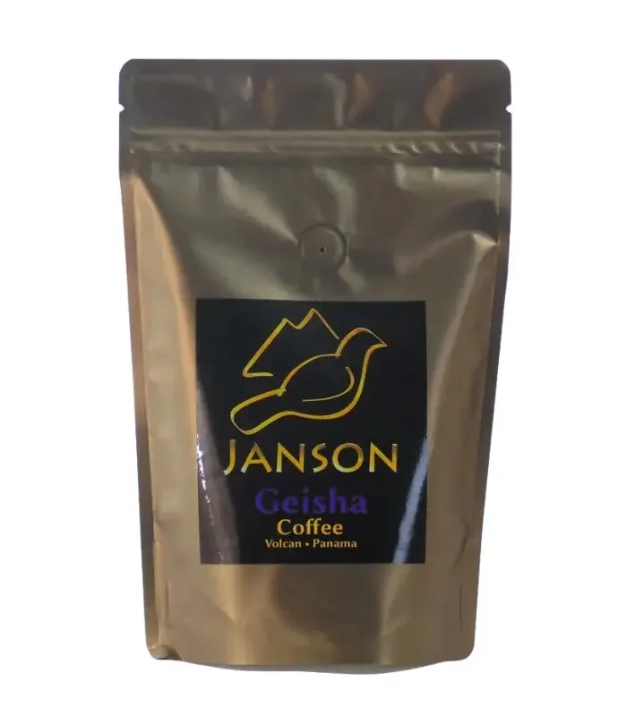 Delicious JANSON Geisha Ground Coffee 200g Natural Panamanian
