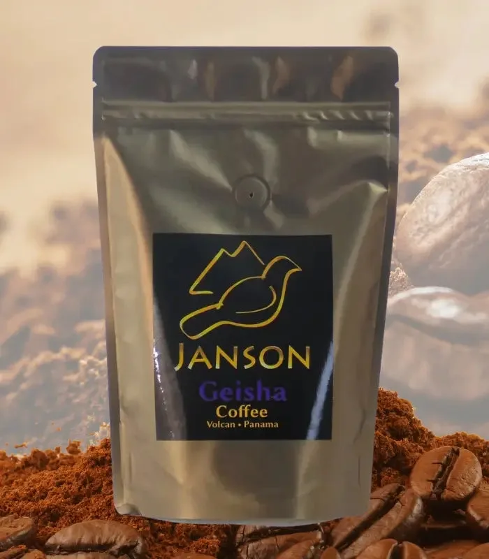 Janson Geisha Coffee /ゲイシャ珈琲　200g×3 Delicious JANSON Geisha Ground Coffee 200g Natural Panamanian