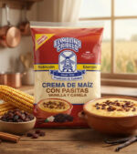 Corn Cream with Vanilla and Cinnamon Raisins El Molino Criollo Family Size 454g