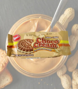 Choco Cream with Peanut Filling (4 Cookies, 62g) Explosive Flavor in Every Bite