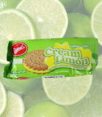 Lemon Cream Cookie (Choco Cream) Vanilla Cookie Filled with Lemon Cream - Zesty Vanilla Cookies with Lemon Filling 62g (4-Cookies)