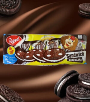 Pascual Sandwich Cookies Chocolate 12-Pack | Classic Cocoa Snack, Anytime Anywhere
