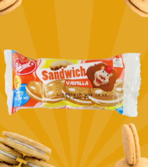Pascual Sandwich Cookies Vanilla Single Pack | Classic Cream-Filled Delight
