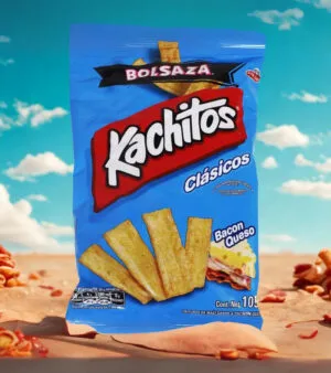 Kachitos Classic Bacon & Cheese Corn Snack 105g – Crunchy Panamanian Chips