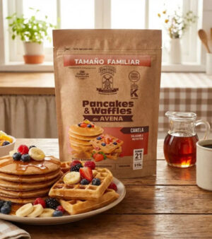 Molino Criollo Oatmeal Pancake and Waffle Mix – Cinnamon Flavor 510 g | Family Size