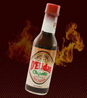 Delidas Chipotle Hot Sauce 5oz – Authentic Panamanian Smoked Flavor