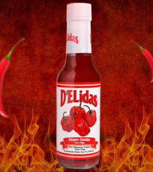Delidas Pulpy Chombo Habanero Hot Sauce 5oz – Authentic Panamanian Gourmet Flavor