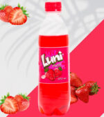 Luni Strawberry Soda Bottle 370ml | Refreshing Panamanian Fruit Drink