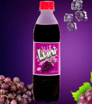 Soda Luni Uva Botella 370ml | Sweet Grape Fizz in a Splash of Purple