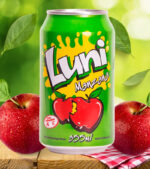 Soda Luni Manzana Can 355ml | Fizzy Apple Delight in Every Sip