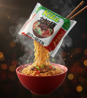 WO - MIEN Rika Beef Flavor Noodle Soup 85g