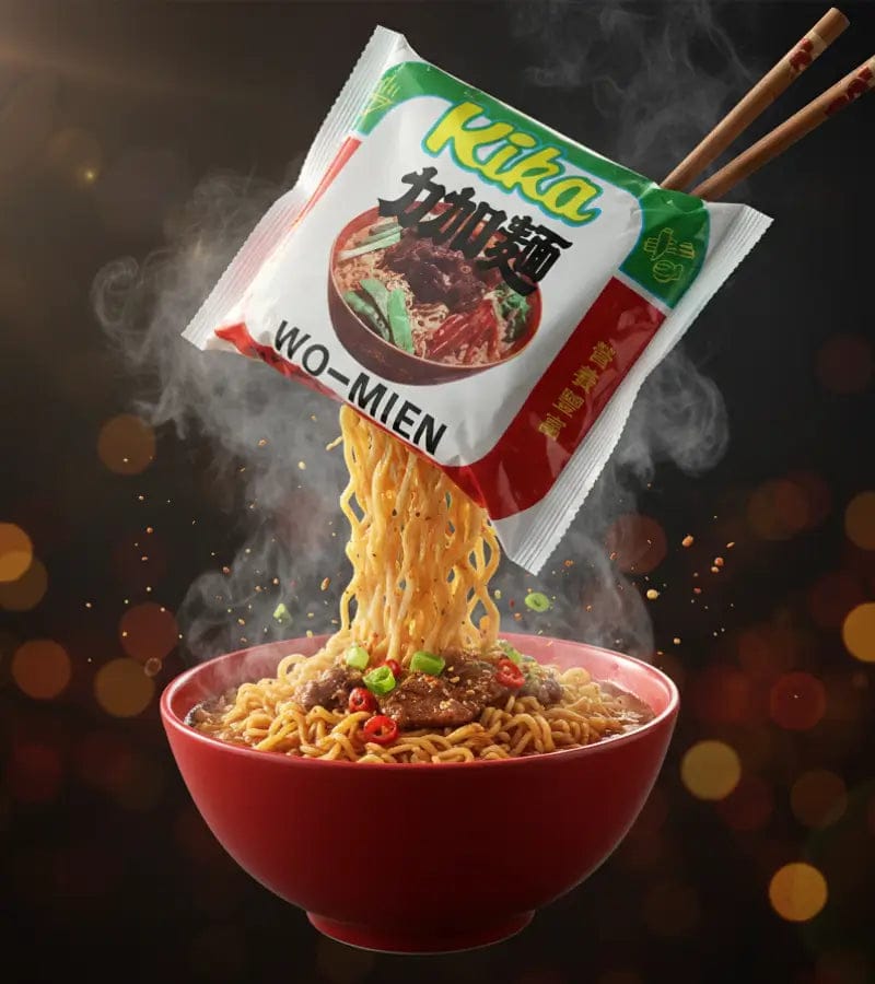WO – MIEN Rika Beef Flavor Noodle Soup 85g