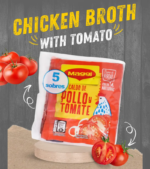 Maggi Chicken Bouillon with Tomato – Panamanian Flavor, 5 Sachets