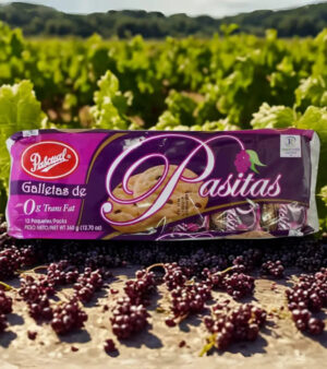 Pascual Raisin Cookies 12-Pack (360g) — Soft Panamanian Raisin Biscuits, 0g Trans Fat