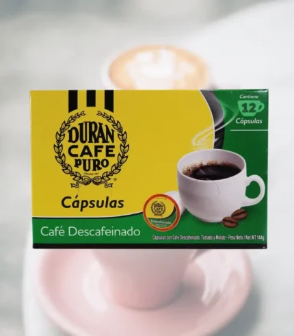 Decaffeinated Capsule Coffee Café Durán