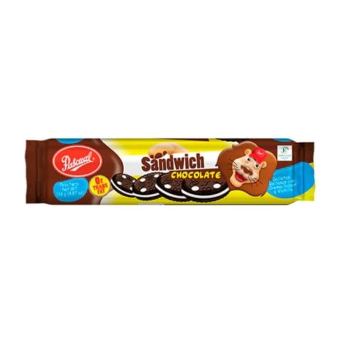 Galletas Sandwich Pascual Chocolate Tubo