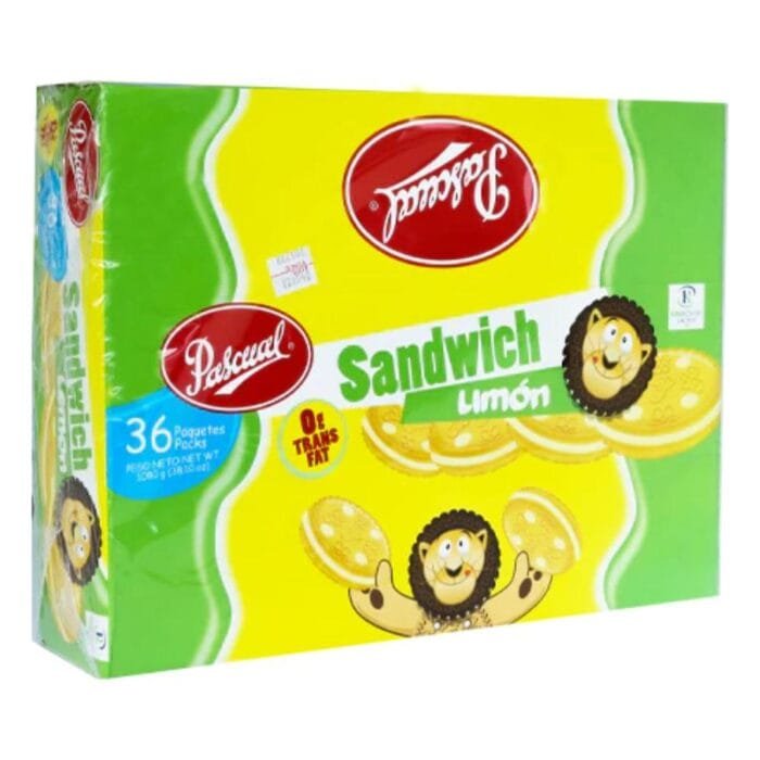 Galletas Sandwich Pascual Limon Caja