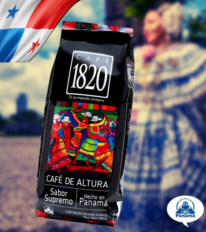 Highland Coffee 1820 Supreme Flavor Made in Panama 14 ozs