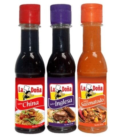 La Doña Chinese English Seasoned 3 Pack Sauce