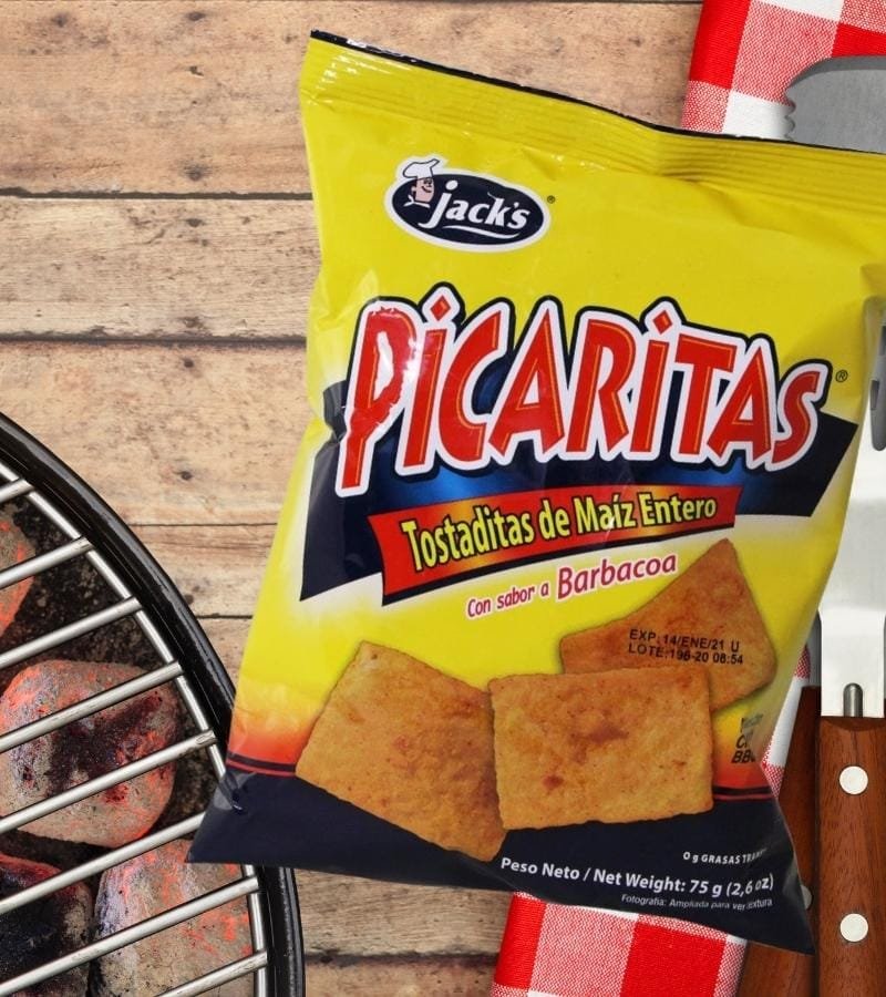 Picaritas Corn Toast with BBQ Flavor Jack's 2.6ozs