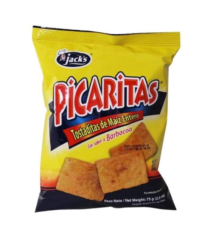 Picaritas Corn Toast with BBQ Flavor Jack's 2.6ozs